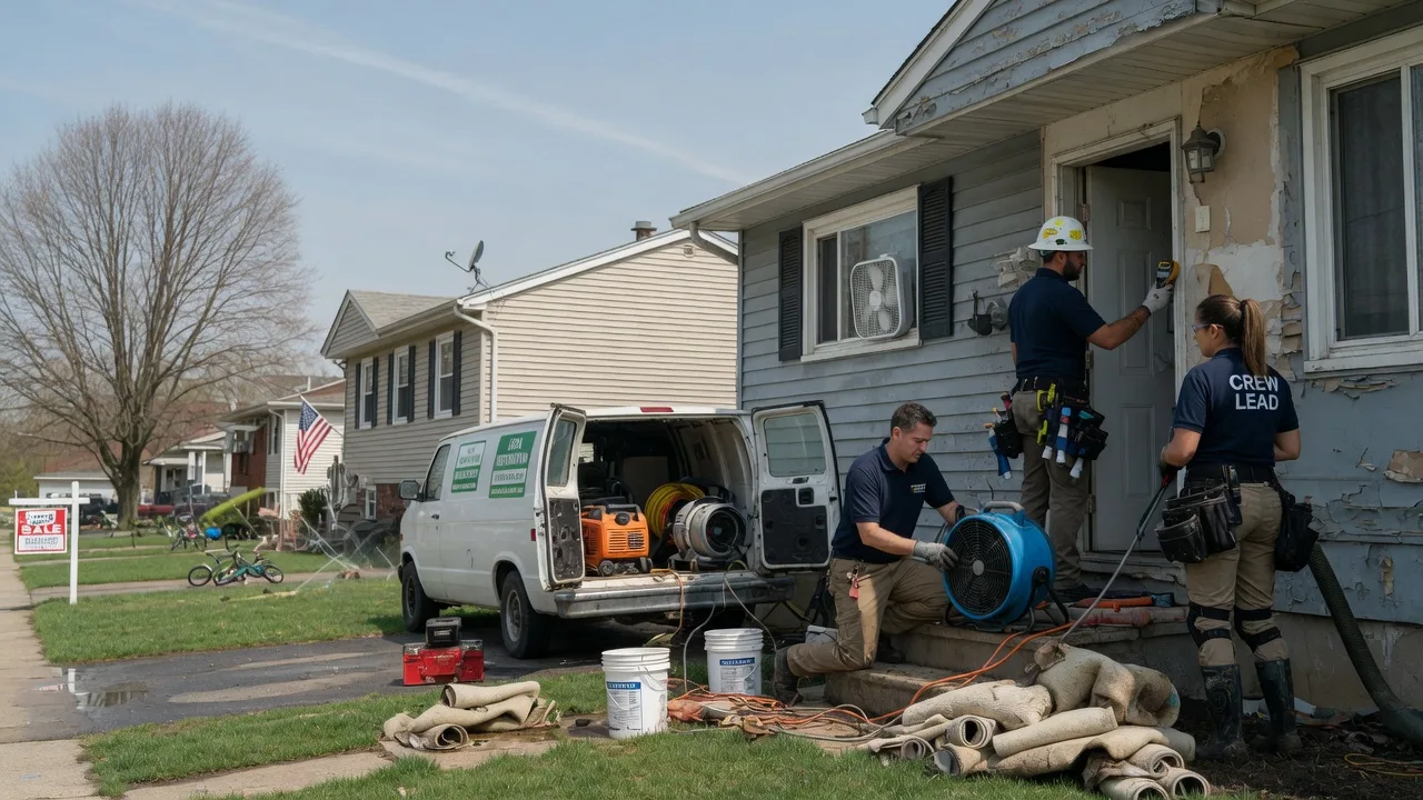 Flood Cleanup in Mooreville, MS near me