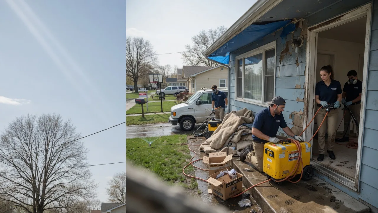 Basement Flood Cleanup in Mooreville, MS near me
